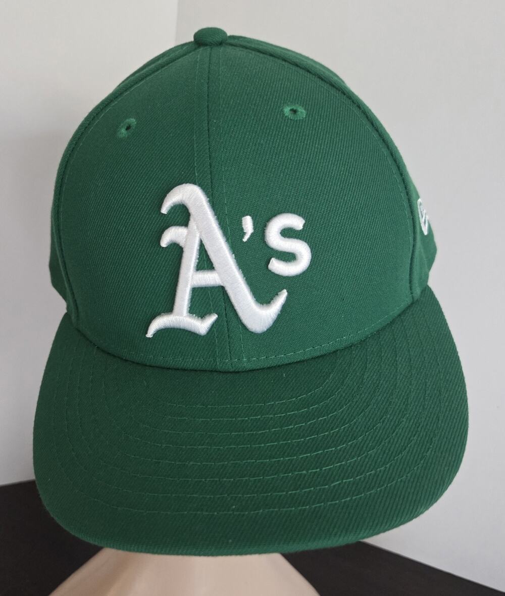 New Era Oakland A's Athletics Snapback Hat Cap Green White MLB Adjustable Brand